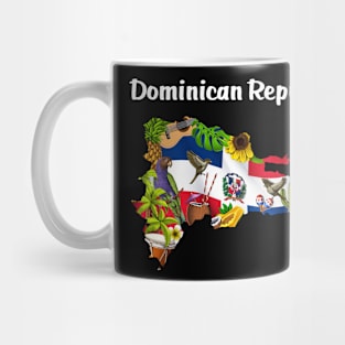 Dominican Republic Map Mug